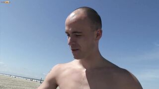 Blonde Fucked Raw Next To The Beach
