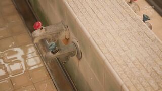 [Chinese Subtitles Uncensored]沙月ふみの JUQ-583 Fumino, The Public Bath’s Popular Wife