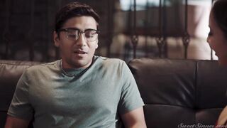 A stepmother seduces her stepson into sex while his father is not at homeReagan FoxxSweetSinner ????