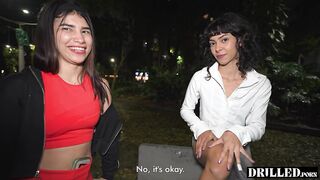 Public Pickup - We Met Her In A Park And Made Her Join A Threesome - Cindy Luna Petite