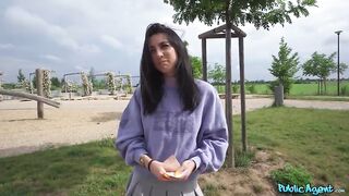 Her ass looked so hot I need to cum in her mouth - Public Agent