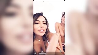 Lana Rhoades dildo show with friend snapchat premium 2019/07/17 Snapchat leak free video via NSFW247