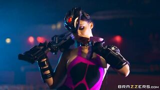 Hot brunette seduced her opponent.Aletta Ocean, Danny D ????