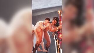 3D Femdom Rule34 Domination Scene