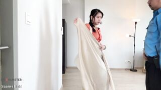 Indian Police, Saanvi Bahl seduce with hardcore Blowjob for Security Guy