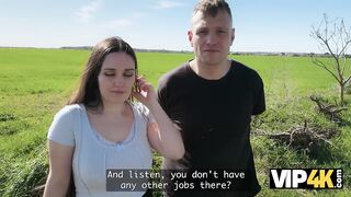 VIP4K. A Chic with Big Tits lost her Anal Virginity for Money