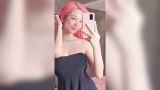 Cute Asian Girl and Her Big Natural Tits