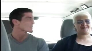 Hot Italian granny in a gangbang