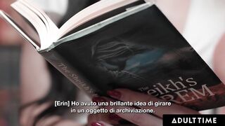 ADULT TIME Trans Ariel Demure Fucks In Public Library W/O Getting Caught ITALIAN SUBTITLES