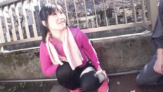 A Japanese girl with big tits first gets her pussy shaved, then gets fucked by three cocks, fingered, licked, and has cum shot into her hot, wet pussy