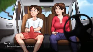 I wanted to give my ass to my stepson so badly, that he ended up putting his huge cock inside me - Summertime Saga