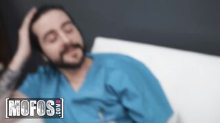 MOFOS - Naughty Nurse Chloe Copper Takes A Ride On Her Colleague's Hard Cock In The Hospital - Chloe Cooper