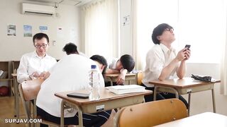 Mischievous Friend And Famous Celebrity At School Uncensored (Kominato)
