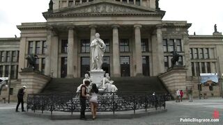 Euro Babe Disgraced In The Streets