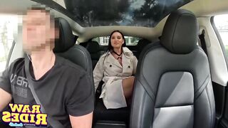 Big Butt Latina Fucks Driver -