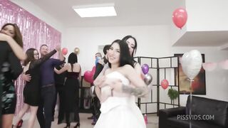 Wedding Party, 6on2, Kaitlyn Katsaros & Anna De Ville Brides Hot Lingerie, Anal Fisting, ATM, ATOGM, Balls Deep, DAP, DP, Extreme Deepthroat, Rough Sex, Big Gapes, Squirt, Cum In Mouth, Swallow Dgs