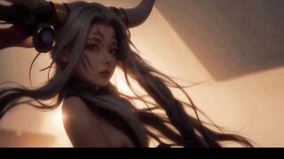 Demon AI Girl Body Showcase -