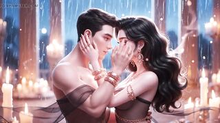 Romantic Desi Couple Bed Pe Soft Intimate Embrace – White Saree Mein Sexy Wife Aur Husband Ki Full Romance