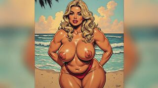 Stunning Beach Babes Ai Art