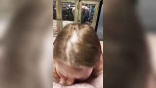 She wants to suck it so badly loud moans as she cums so many times sexy af