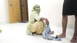Bangladeshi maid was fucked by her boss for asking for increase her salary