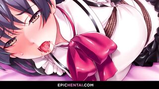 Kosuke's Kinky Waitress Craves Latex, Rope, And Anal
