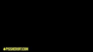 Petite 18YO BLACK Cutie Drenched In Piss & Spit After Sloppy Deep Throat