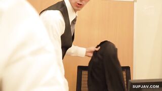 水川潤 [Uncensored], Office, Threesome, Pornstar, Japanese, Group Sex, Anal, Squirt