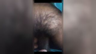 I lay down on the bed and stood up and fucked my stepdaughter.
