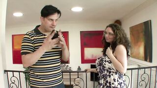 Kiki Daire Cums On His Dick And Lets Him Poke Around Until He Pops Off- Pervmil