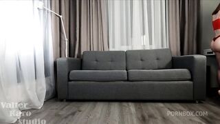 Milanamilka Gets Her Ass Fucked Rough On The Couch