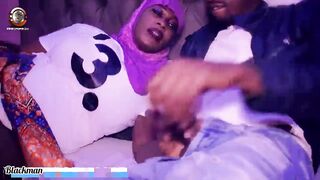 Purple Hijab Ebony