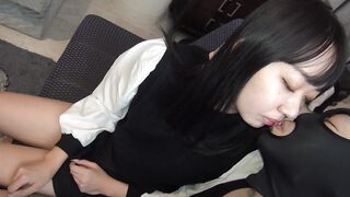 2 Cute Japanese Girls In Threesome. Both Nice Body