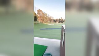 Sexy Teen Plays Golf For Holes