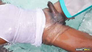 The Pool Boy Needed A Push - Selina Garcia & Don Sudan