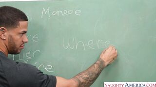 MyFirstSex Teacher Professor Mellanie Monroe Treats Her Student With Some Wet MILF Pussy