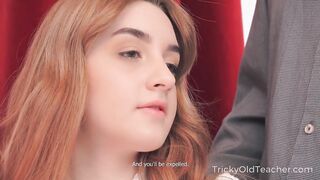 Horny Student Pleases Teacher - Eva Tender