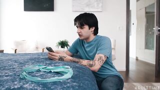 Stepmother Chats With Dad While I Am Secretly Fucking Her Back...