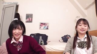 Three Schoolgirls Are Learning To Draw Male Anatomy But Want Something More Practical