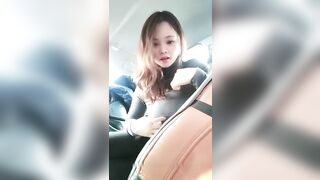 Sweet Girl Pleasure Herself On Her Car