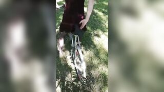 Con El Asiento De La Bici