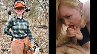 Amateur Homemade Blonde Nerd Blowjob POV