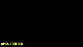 I Had Barely Pulled My Cock Out Before This 18YO LATINA Was Already Begging For My Hot PEE