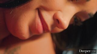 Deeper. Shy Alina And Bestie Harley Have Intense Threesome - Harley Dean
