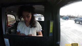 Spanish Teen Has Orgasms In The Fake Taxi