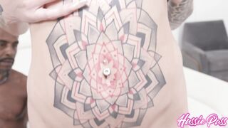 A Busty Inked Blonde MILF Does Brickzilla Anal - Cassidy Luxe