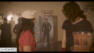 Wicked - Celebrate The 1940's With Jane Wilde & Alexis Tae Getting Fucked By A Soldier