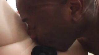 2 Huge Black Cocks Loading Young Blonde Slut Wiska In Every Hole