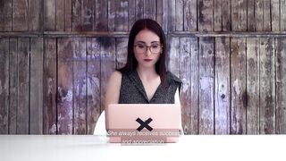 Office Slut With Glasses Fucks A Colleague