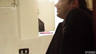 Mature Blonde Milf Rides Younger Guy On The Couch